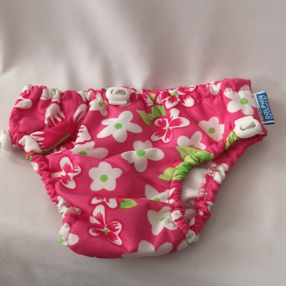 Set of Three New w/out Tags Girls Swimming Bottoms 5-7kgs Bambino Mio & Dolphin - Picture 4 of 8